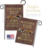 Man Cave Men Getting Hammered - Expression Inspirational Vertical Impressions Decorative Flags HG115121 Made In USA