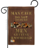 Man Cave Men Getting Hammered - Expression Inspirational Vertical Impressions Decorative Flags HG115121 Made In USA