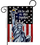 United We Together - Expression Inspirational Vertical Impressions Decorative Flags HG115163 Printed In USA