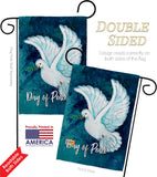 Together For Peace - Expression Inspirational Vertical Impressions Decorative Flags HG115206 Made In USA