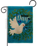 Peace Day - Expression Inspirational Vertical Impressions Decorative Flags HG115220 Made In USA