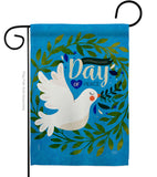 Peace Day - Expression Inspirational Vertical Impressions Decorative Flags HG115220 Made In USA