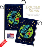 Happy Earth Day - Expression Inspirational Vertical Impressions Decorative Flags HG137176 Made In USA
