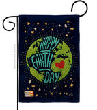 Happy Earth Day - Expression Inspirational Vertical Impressions Decorative Flags HG137176 Made In USA