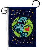 Happy Earth Day - Expression Inspirational Vertical Impressions Decorative Flags HG137176 Made In USA