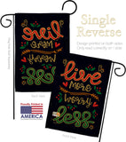 Worry Less - Expression Inspirational Vertical Impressions Decorative Flags HG137184 Made In USA