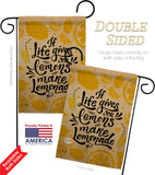 Life Gives Lemons - Expression Inspirational Vertical Impressions Decorative Flags HG137185 Made In USA