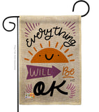 Everything Ok - Expression Inspirational Vertical Impressions Decorative Flags HG137188 Made In USA