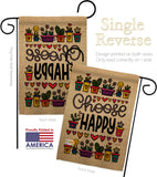 Choose Happy - Expression Inspirational Vertical Impressions Decorative Flags HG137205 Made In USA