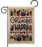 Choose Happy - Expression Inspirational Vertical Impressions Decorative Flags HG137205 Made In USA