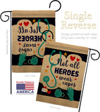 Our Heroes - Expression Inspirational Vertical Impressions Decorative Flags HG137206 Made In USA