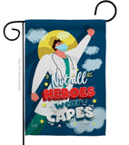 Not All Heroes - Expression Inspirational Vertical Impressions Decorative Flags HG137233 Made In USA