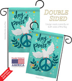 Day of Peace - Expression Inspirational Vertical Impressions Decorative Flags HG137349 Made In USA
