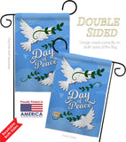 Day of Peace - Expression Inspirational Vertical Impressions Decorative Flags HG137400 Made In USA