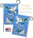 Day of Peace - Expression Inspirational Vertical Impressions Decorative Flags HG137400 Made In USA