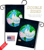 Peace - Expression Inspirational Vertical Impressions Decorative Flags HG137441 Made In USA