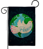 Peace - Expression Inspirational Vertical Impressions Decorative Flags HG137441 Made In USA