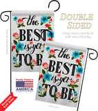 Best is Yet - Expression Inspirational Vertical Impressions Decorative Flags HG137459 Made In USA