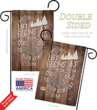 End of your Comfort Zone - Expression Inspirational Vertical Impressions Decorative Flags HG191100 Made In USA