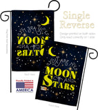 You Are My Moon And Star - Expression Inspirational Vertical Impressions Decorative Flags HG192129 Made In USA