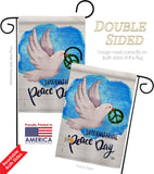 Peace Together - Expression Inspirational Vertical Impressions Decorative Flags HG192422 Made In USA