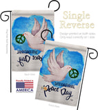 Peace Together - Expression Inspirational Vertical Impressions Decorative Flags HG192422 Made In USA