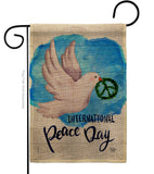 Peace Together - Expression Inspirational Vertical Impressions Decorative Flags HG192422 Made In USA