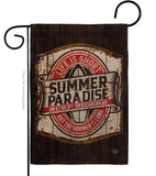 Summer Paradise - Expression Inspirational Vertical Impressions Decorative Flags HG192643 Made In USA