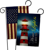 Home Light - Historic Americana Vertical Impressions Decorative Flags HG120253 Made In USA