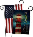 Home Light - Historic Americana Vertical Impressions Decorative Flags HG120253 Made In USA