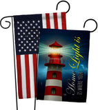 Home Light - Historic Americana Vertical Impressions Decorative Flags HG120253 Made In USA