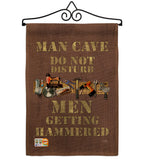 Man Cave Men Getting Hammered - Expression Inspirational Vertical Impressions Decorative Flags HG115121 Made In USA