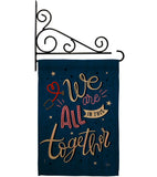 We Are All Together - Expression Inspirational Vertical Impressions Decorative Flags HG115162 Made In USA