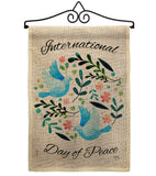 International Peace Day - Expression Inspirational Vertical Impressions Decorative Flags HG115204 Made In USA