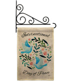 International Peace Day - Expression Inspirational Vertical Impressions Decorative Flags HG115204 Made In USA