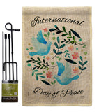 International Peace Day - Expression Inspirational Vertical Impressions Decorative Flags HG115204 Made In USA