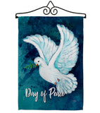 Together For Peace - Expression Inspirational Vertical Impressions Decorative Flags HG115206 Made In USA