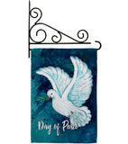 Together For Peace - Expression Inspirational Vertical Impressions Decorative Flags HG115206 Made In USA