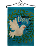 Peace Day - Expression Inspirational Vertical Impressions Decorative Flags HG115220 Made In USA