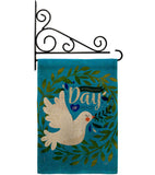 Peace Day - Expression Inspirational Vertical Impressions Decorative Flags HG115220 Made In USA