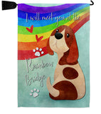 Rainbow Bridge - Expression Inspirational Vertical Impressions Decorative Flags HG115263 Made In USA