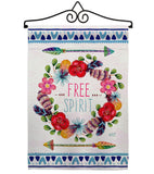 Free Spirit - Expression Inspirational Vertical Impressions Decorative Flags HG137006 Made In USA