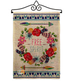 Free Spirit - Expression Inspirational Vertical Impressions Decorative Flags HG137006 Made In USA