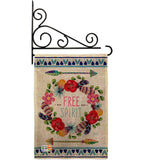 Free Spirit - Expression Inspirational Vertical Impressions Decorative Flags HG137006 Made In USA