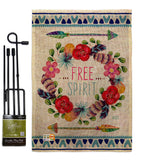 Free Spirit - Expression Inspirational Vertical Impressions Decorative Flags HG137006 Made In USA