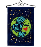 Happy Earth Day - Expression Inspirational Vertical Impressions Decorative Flags HG137176 Made In USA