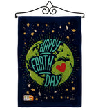 Happy Earth Day - Expression Inspirational Vertical Impressions Decorative Flags HG137176 Made In USA