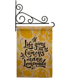 Life Gives Lemons - Expression Inspirational Vertical Impressions Decorative Flags HG137185 Made In USA