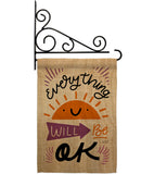 Everything Ok - Expression Inspirational Vertical Impressions Decorative Flags HG137188 Made In USA