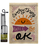 Everything Ok - Expression Inspirational Vertical Impressions Decorative Flags HG137188 Made In USA